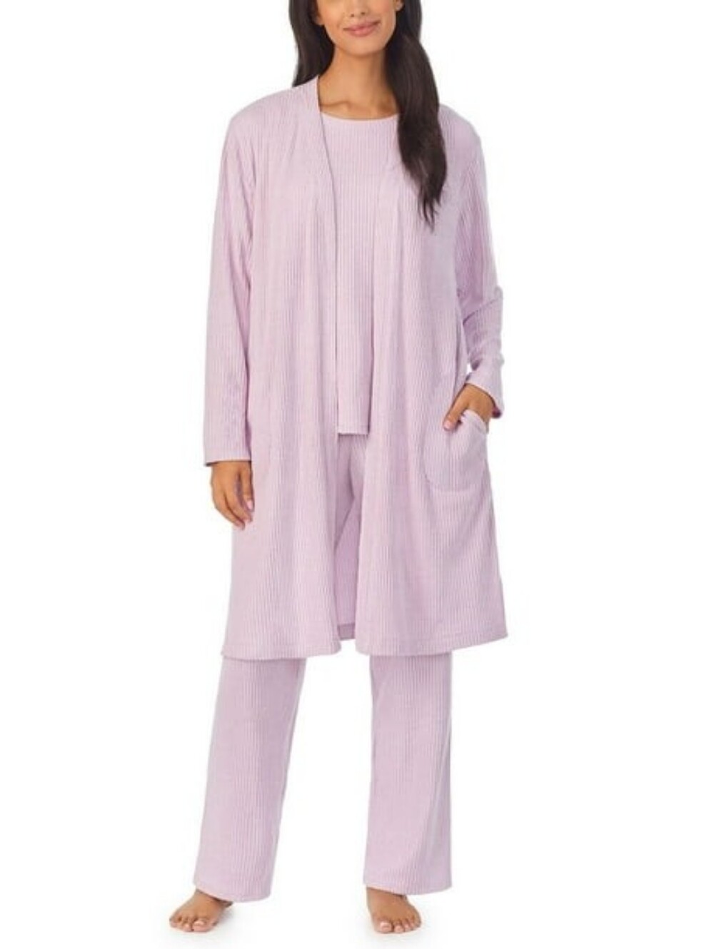 Cuddl Duds Black 3 Piece Lounge Set